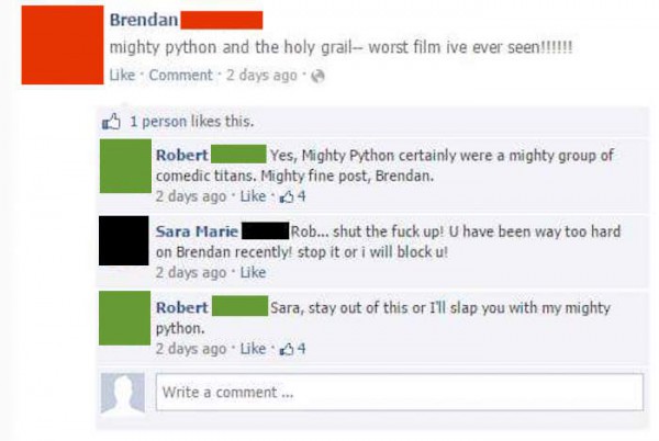 brendan-robert-facebook-troll-mighty-python-comments