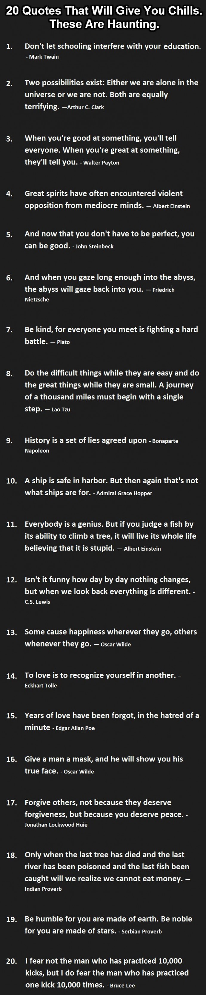 20quotesthatwillgiveyouchillslistinteresting Wititudes