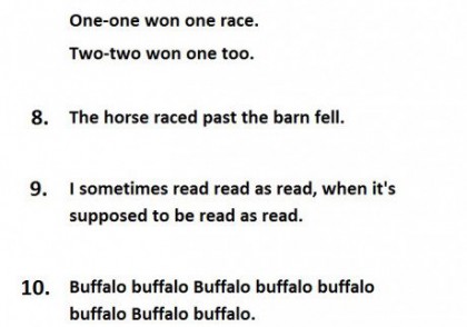 15 Grammatically Correct Sentences That Most People Find Impossible To Understand