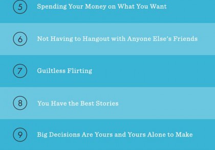15 Things to Enjoy While You're Single