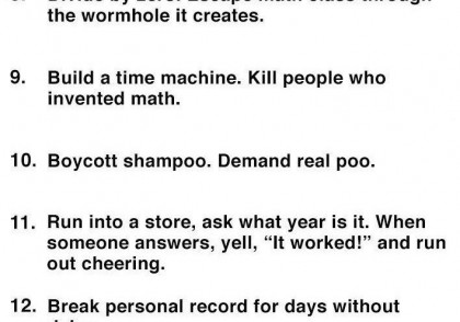 21 hilarious ways to amuse yourself