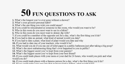 To flirty ask guy questions a 15 Flirty