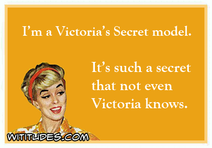 i know victoria's secret meme