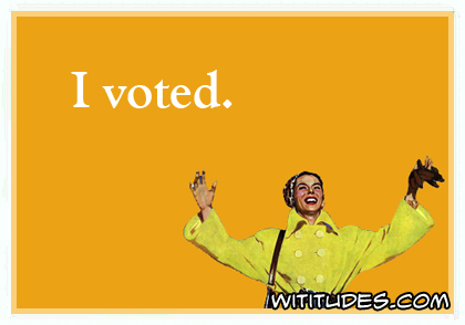 I voted ecard