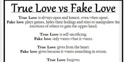 Love vs love true What Is
