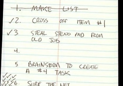 Unemployed Stuff To Do List