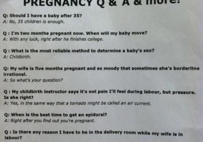 Pregnancy and Women Q&A